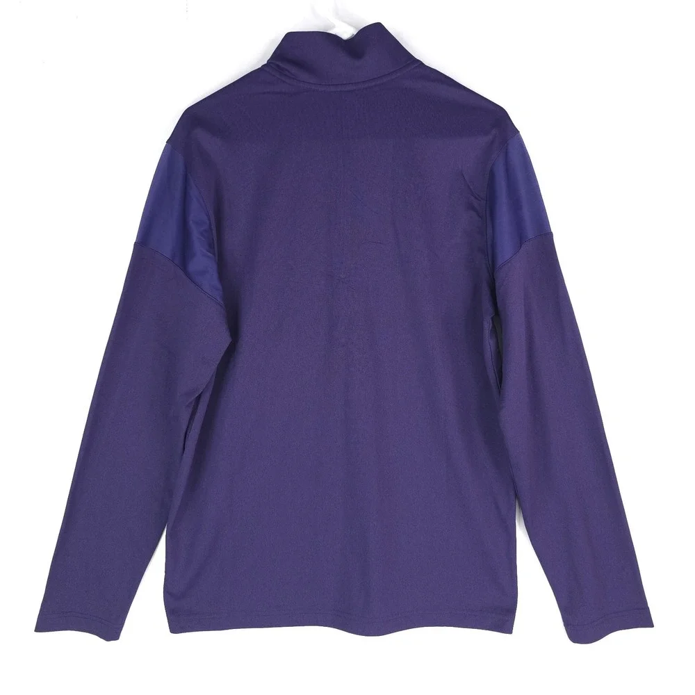 LSU Tigers Nike 1/4 Zip Pullover Men's Medium Purple Football Long Sleeve 814207